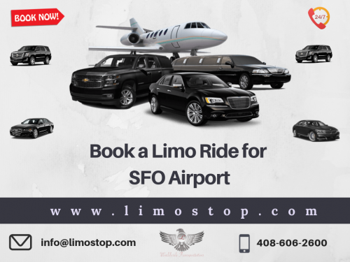 Limo Stop provides finest limo services for SFO airport. To book a SFO limo you can get in touch with us at 408-606-2600 or visit: https://www.limostop.com/