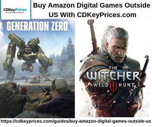 Find Best Deal To Buy Amazon Digital Games Outside US With CDKeyPrice. 
Choose what is right choice to you. The Original CD Key Price Comparison! Visit us : https://cdkeyprices.com/guides/buy-amazon-digital-games-outside-us