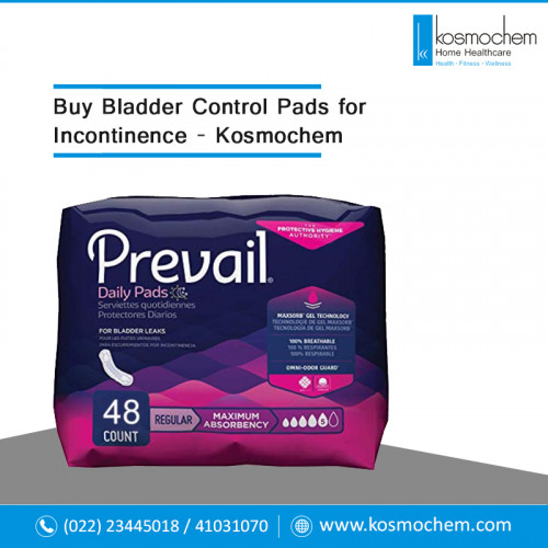 Kosmochem is offering Prevail bladder control products for both men as well...