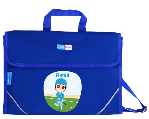 CREATIVE MIND ART BAG BLUE HOCKEY RUN 1