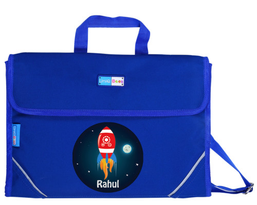 CREATIVE MIND ART BAG BLUE RED ROCKET 1