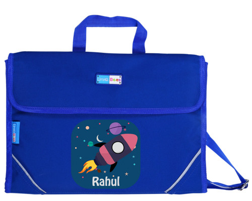 CREATIVE MIND ART BAG BLUE ROCKET GALAXY 1