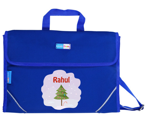 CREATIVE MIND ART BAG BLUE X MAS TREE 1