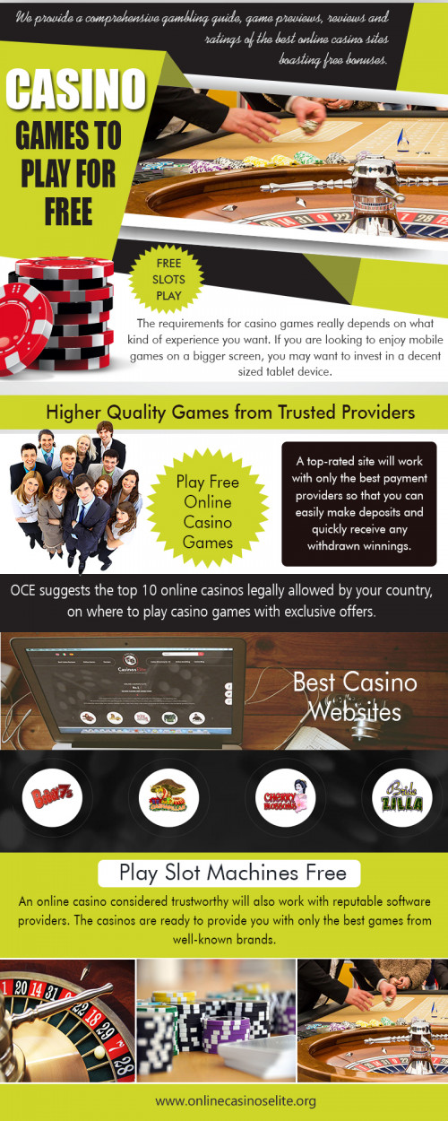 Casino games to play for free with trusted online sports betting at https://www.onlinecasinoselite.org

Online casinos are not just famous for offering great gambling and betting games; they also provide the players to enjoy the comforts of their home and play hands at the virtual casinos. The casino games to play for free is generally an online version of the land-based casinos and allows the casino players to enjoy playing games through the World Wide Web.


Our Services:

Our service:

Best casino websites
The best online casinos & casino reviews
Online casino - onlinecasinoselite.org
Top casinos by onlinecasinoselite
Online casino sites - onlinecasinoselite

Play Free Online Casino Games click below links :

https://www.onlinecasinoselite.org

Connect With Us On Social Media :

https://www.facebook.com/Online-Casinos-Elite-250798444976283/
https://twitter.com/casinoselite
https://www.instagram.com/cas1nossites/
https://www.pinterest.com/casinoselite/
https://plus.google.com/u/0/105497264859115496269
https://www.youtube.com/channel/UCLxYM_VniYQMhvBeLXDyXhA