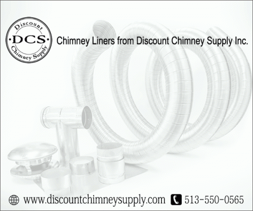 Avail amazing discounts on chimney liners and branded items from Discount Chimney Supply Inc. with quality ensured installation of the chimney at your place today, by calling on 513-550-0565. To know more details visit: http://www.discountchimneysupply.com/chimney_liners.html