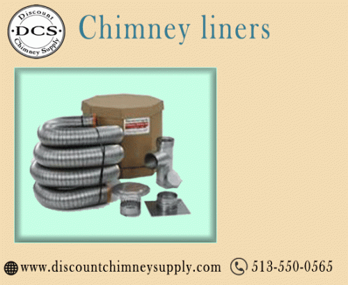Get amazing discounts on chimney liners and branded items from Discount Chimney Supply Inc. This reliable seller and service provider has a wide range of products from all leading brands. For quick installations and professional servicing call on 513-550-0565. To know more details visit: http://www.discountchimneysupply.com/chimney_liners.html