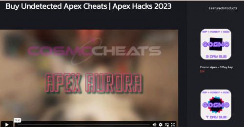 Our advanced options in our Apex Cheats like Aimbot, ESP, Speedhack are a few of the features that CosmoCheats is constantly working on and improving.

https://cosmocheats.com/apex-legends-hacks-cheats-undetected/