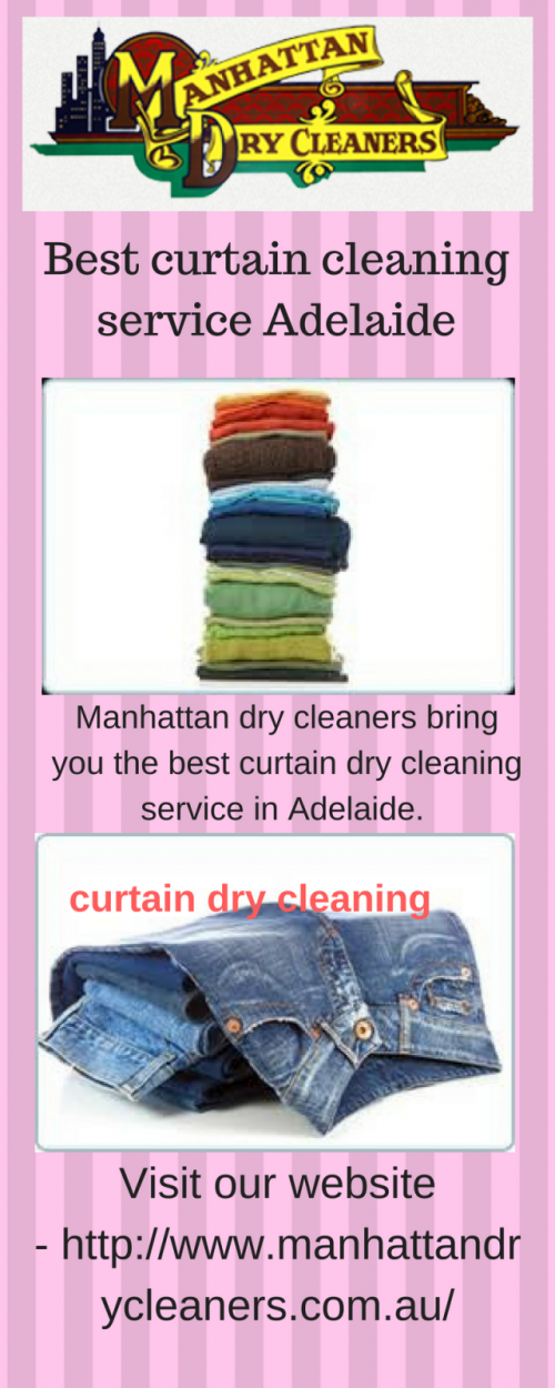 Curtain cleaning at home is not advisable as a bad practice may ruin the delicacy of your fabric forever. Instead, it’s better to take the help of curtain dry cleaning in Adelaide through a pro service provider like Manhattan Dry Cleaners. Clean your curtains at a budget-friendly price, to know more, give us a call at 0882236050 today!