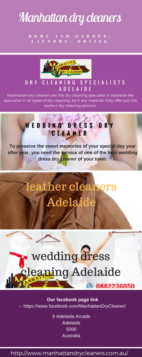 Curtain cleaning at home is not advisable as a bad practice may ruin the delicacy of your fabric forever. Instead, it’s better to take the help of curtain dry cleaning in Adelaide through a pro service provider like Manhattan Dry Cleaners. Clean your curtains at a budget-friendly price, to know more, give us a call at 0882236050 today! visit our website - http://www.manhattandrycleaners.com.au/curtains