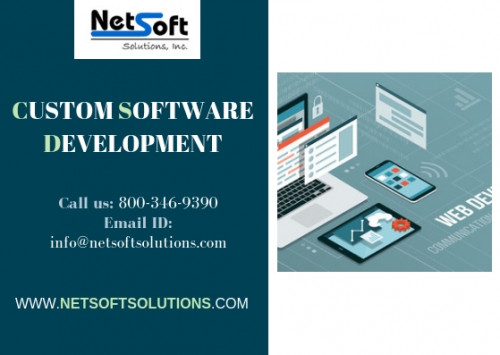 NetSoft is a Custom Software Development Company headquartered in the USA. We are specialized in providing custom software development solutions according to business needs. Want to know more about our development services? Visit here.

http://www.netsoftsolutions.com/software-development/