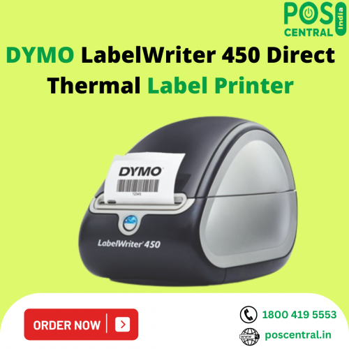 The printer is compact & easy to use, with a sleek, modern design that fits easily on a desk or workspace. DYMO LW450 uses thermal printing technology, which means that no ink or toner is required. The printer comes with DYMO Label software, which is compatible with both Windows & Mac operating systems. The LW450 features a fast print speed of up to 51 labels per minute & it can print directly from popular programs like Microsoft Word & Excel. Get the DYMO LabelWriter 450 Direct Thermal Label Printer at economical prices from the POS Central India website with free shipping all over India. For more information, go through https://www.poscentral.in/dymo-label-writer-450.html