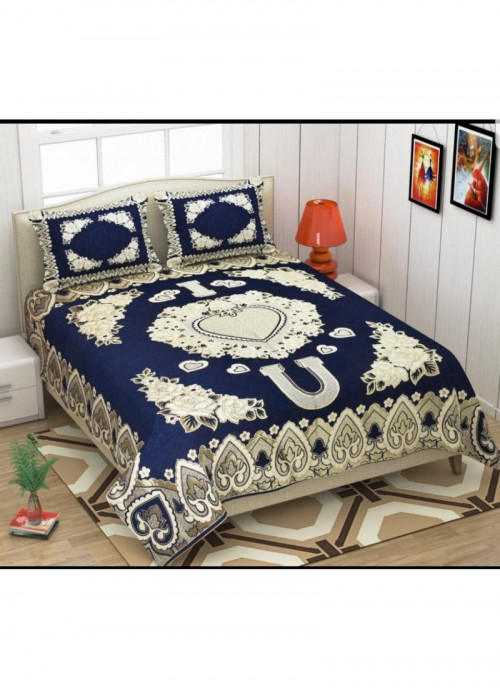 Bedding Set comes in one bedsheet and two pillow cover which is made from Chenille fabric. http://bit.ly/2rINYzl