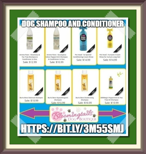 Shop dog shampoo and conditioner from our online store and keep your dog’s skin healthy. In our store you find everything you need to bath, groom & pamper your lovely friend. https://bit.ly/40OpqUw