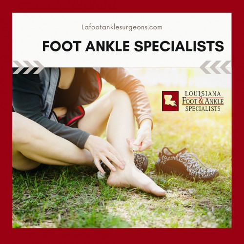 If you are an individual with a need on foot concern, reach out to our experienced ankle specialists who provide comprehensive care with conservative management on all conditions. Feel free to call our office at 337-474-2233 to schedule your appointment.