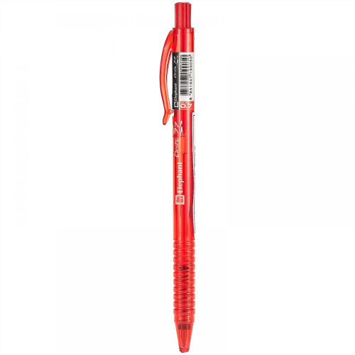 Elephant Drift 77PC 0.5 mm Click Type Ball Point Pen Red