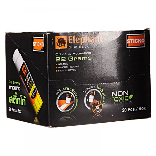 Elephant Glue Stick 22 gm Box of 20