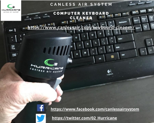 Use can-less air keyboard cleaner for removing dust, crumbs from your computer keyboard. Hurricane keyboard cleaner cleans all dusts out of your keyboard fast.  You will be surprised at how effective this cleaner is.Visit,https://bit.ly/2WQqDeu