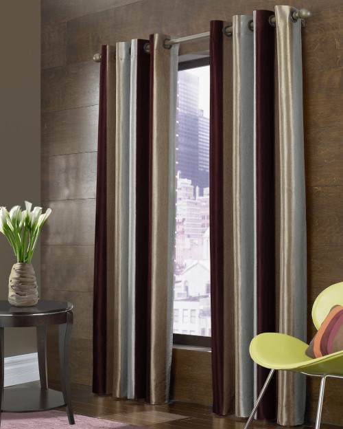 Brown printed window Curtains is made from Polyester which comes in set of 2 pieces. http://bit.ly/2H61pEd