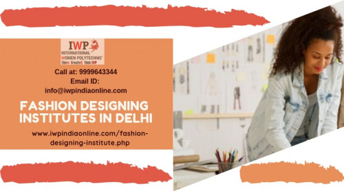 At the top Fashion Designing Institutes in Delhi, IWP encourages their students to create their own designs and come out with great designing skills. We make our students work with top companies giving them a unique and better opportunity. Visit us today!

https://www.iwpindiaonline.com/fashion-designing-institute.php