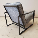 Grey-Armchair-Metal-frame-Vintage-Retro-2