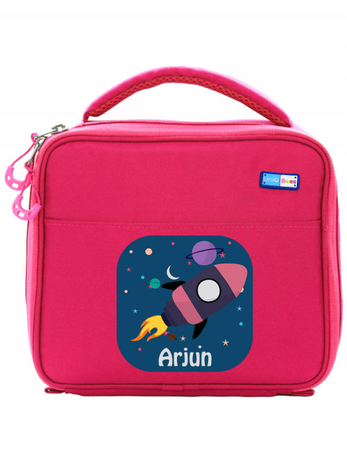 HUNGRY BIRDS LUNCHBAG PINK ROCKET GALAXY 1