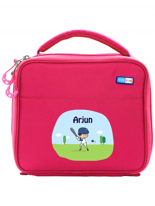 HUNGRY BIRDS LUNCHBAG PINK RUGBY 1