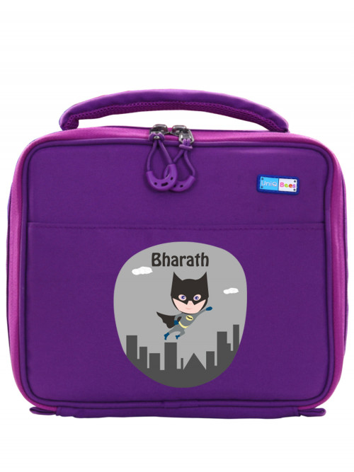 HUNGRY BIRDS LUNCHBAG PURPLE BATMAN 1