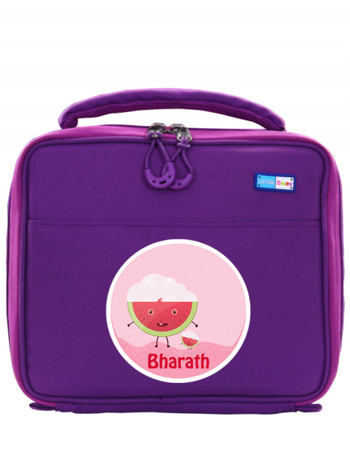 HUNGRY BIRDS LUNCHBAG PURPLE WATERMELON 1