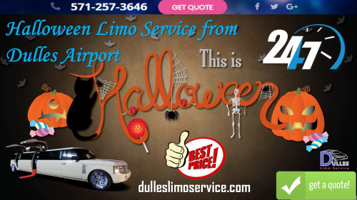 Halloween Limo Service from Dulles Airport