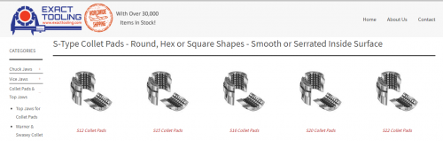 S12, S15, S16, S20, S22, S26, S30, S35, S40 Collet Pads. S Style collet pads are readily available hard &amp;amp; ground for Round, Hex or Square work shapes with Smooth or Serrated inside pad surface.
Visit us:-https://exacttooling.com/pages/colletpads-s-style