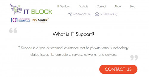 Here, we discuss what IT support offers and how IT Block is transforming how employees and IT agents interact to find solutions.

https://www.itblock.sg/