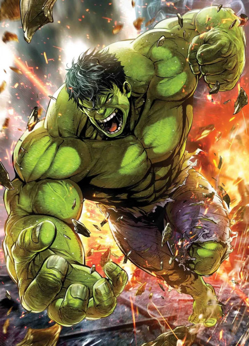 Immortal Hulk Vol 1 7 Marvel Battle Lines Variant