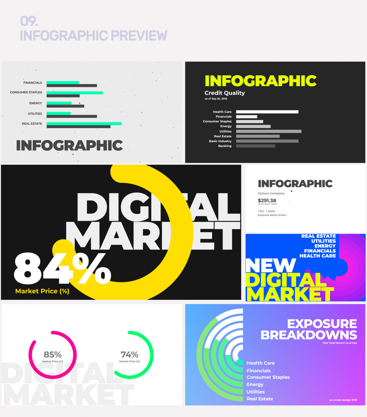 Titles Graphics Pack by ae-rocket | VideoHive