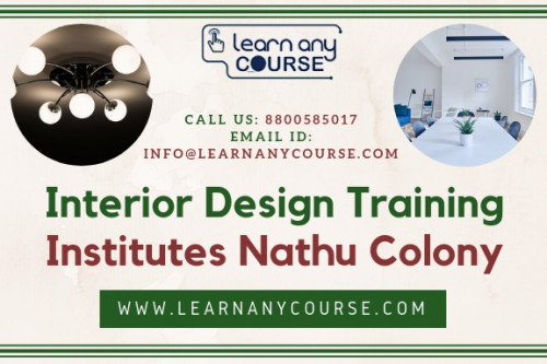 Are you looking for the best Interior Design Training Institutes Nathu Colony? Then, Learn Any Course is the place where you should make the best start. The dream of becoming an interior designer starts with your preparations. To know more about us, contact us today!

https://www.learnanycourse.com/in/search-institute/interior-designing-1/nathu-colony