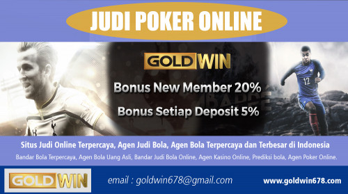 judi bola menawarkan permainan uang nyata yang brilian at http://goldwin678.com/

layanan:
judi online
judi bola
agen bola
situs poker online
situs judi bola terpercaya

Perjudian Bola Online Tepercaya yang memiliki berbagai permainan dengan versi lengkap akan menjadi tempat yang tepat untuk mendaftar dan bermain. Ini akan membantu Anda mendapatkan keahlian dalam sebagian besar permainan yang dimainkan di kasino tradisional. Dan ketika Anda berpikir sudah waktunya untuk bertaruh, uang Anda yang sebenarnya dapat melakukannya. Situs web kasino online terbaik yang juga menyelenggarakan turnamen gratis yang dimainkan oleh ribuan pengguna dan membutuhkan banyak waktu. Dan harga kemenangan turnamen ini adalah nyata. Inilah yang membuat beberapa situs web lebih baik daripada yang lain. Game online yang memberikan hasil bagus atas uang Anda dikenal sebagai bonus kasino online top. Bonus ini bisa empat hingga lima kali judi bola lipat dari investasi Anda.

CONTACT US-
Email: goldwin678@gmail.com (Use Email to get support from our team.)
WHATS APP: +85589825761 (Use Whats app to chat with us.)
WECHAT: goldwin678 (Use Wechat to chat wiht us.)
LINE: goldwin678 (Use Line to chat wiht us.)
BBM: E3CFDE36 (Use bbm to chat wiht us.)

Social:
http://www.fotothing.com/shoretentsevents/
https://sites.google.com/view/situs-judi-bola-terpercaya/home
https://plus.google.com/u/0/117199571233043567146
https://plus.google.com/communities/110392375531429710889
https://plus.google.com/communities/100250883353605843684
https://disqus.com/by/disqus_3ek9fopEYO/
https://www.ted.com/profiles/10903627