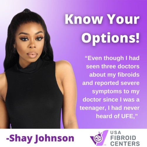 Our USA Fibroid Centers ambassador, Shay Johnson, shares that she has never heard of UFE. This is why it's important to know all your treatment options

Visit-
https://www.usafibroidcenters.com/blog/usa-fibroid-centers-is-proud-to-introduce-our-national-ambassador-shay-johnson/