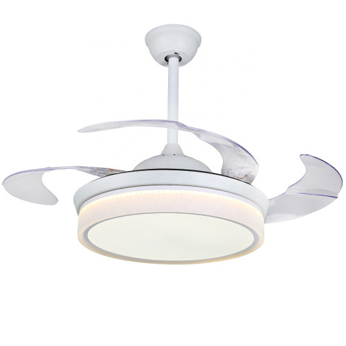 LED ceiling fans modern with light decorative