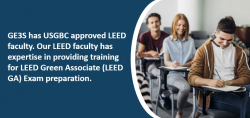 GE3S professionals are highly experienced and knowledgeable on the topics of LEED, green building and/or sustainability. #LEED #Green #Associate (LEED GA) exam gets you ready for a carrier in green buildings. This training is beneficial for everyone who is aspiring to become a LEED-certified professional.
https://bit.ly/2GWVIaK