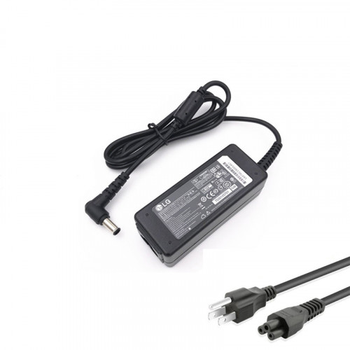 https://www.goadapter.com/original-lg-w2486l-chargeradapter-40w-p-53990.html
Product Info
Input:100-240V / 50-60Hz
Voltage-Electric current-Output Power: 19V-2.1A-40W
Plug Type: 6.5mm / 4.4mm 1 Pin
Color: Black
Condition: New,Original
Warranty: Full 12 Months Warranty and 30 Days Money Back
Package included:
1 x LG Charger
1 x US-PLUG Cable(or fit your country)