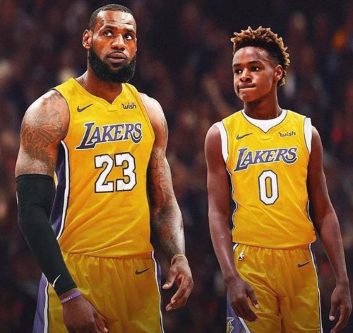 LeBron James is in his 15th season in the NBA but he hasn't shown any signs of slowing down and he could very well still be playing when/if his oldest son, LeBron James Jr., makes it to the league. The Lakers' All-Star forward was asked about that hypothetical scenario prior to last night's game, and said he has "go to" stick around if it looks like Bronny is destined for the NBA.

https://tsbasketball.com/