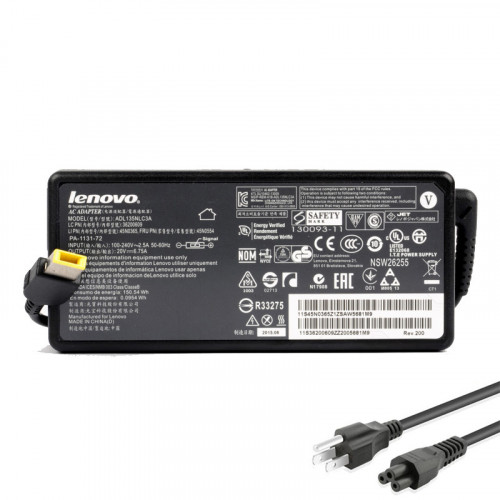 https://www.goadapter.com/original-lenovo-thinkpad-t540p-20be00cqge-chargeradapter-135w-p-53537.html

Product Info
Input:100-240V / 50-60Hz
Voltage-Electric current-Output Power: 20V-6.75A-135W
Plug Type: Yellow square With 1-Pin
Color: Black
Condition: New,Original
Warranty: Full 12 Months Warranty and 30 Days Money Back
Package included:
1 x Lenovo Charger
1 x US-PLUG Cable(or fit your country)
Compatible Model:
45N0361 Lenovo, 45N0554 Lenovo, 35044607 Lenovo, 45N0364 Lenovo, 35043700 Lenovo, 45N0501 Lenovo, 36200609 Lenovo, 45N0550 Lenovo, 36200318 Lenovo, 36200314 Lenovo, 45N0362 Lenovo, 36200605 Lenovo, 45N0485 Lenovo, 45N0365 Lenovo, 4X20E50563 Lenovo, 45N0552 Lenovo, 4X20E50564 Lenovo, 45N0556 Lenovo, 4X20E50559 Lenovo, 4X20E50560 Lenovo, 4X20E50572 Lenovo, 4X20E50567 Lenovo, 4X20E50568 Lenovo, 4X20E50561 Lenovo, 4X20E50570 Lenovo, 4X20E50558 Lenovo, 4X20E50571 Lenovo, 4X20E50573 Lenovo, 4X20E50565 Lenovo, 4X20E50566 Lenovo, 4X20E50562 Lenovo, 4X20E50569 Lenovo, ADL135NLC3A Lenovo, ADL135NDC3A Lenovo, PA-1131-72 Lenovo, SA10M42761 Lenovo, 5A10J75112 Lenovo,