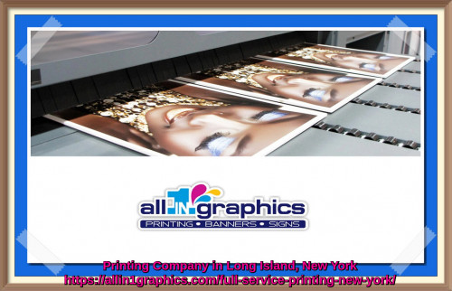 All in 1 Graphics is one of the trusted Long Island printing company, providing affordable, high quality digital printing, and large format printing, digital printing service to its customers.
https://allin1graphics.com/full-service-printing-new-york/