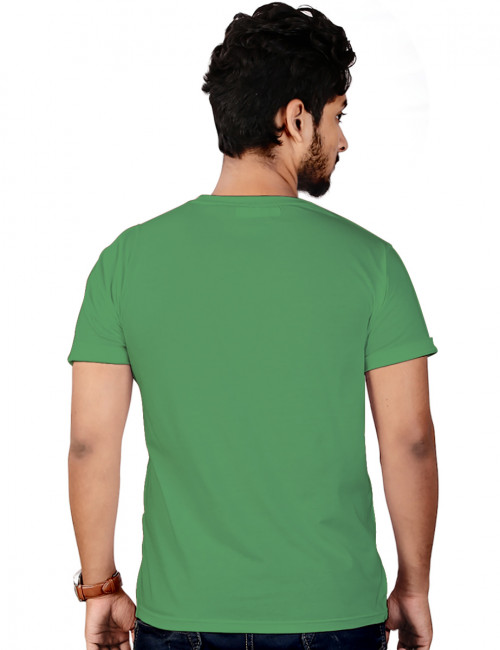 MEN GREEN T SHIRT BRAIN FUSED 2