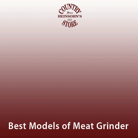 Fulfill your meat processing needs with best quality Meat Grinder available at Heinsohn’s Country Store, TX, USA. We deal with a variety of grinders like; excellent home style and medium-sized grinders and also heavy duty grinders for home processing and commercial purposes respectively. All these grinders are for multi purposes as used as tenderizers and vegetable slicers.