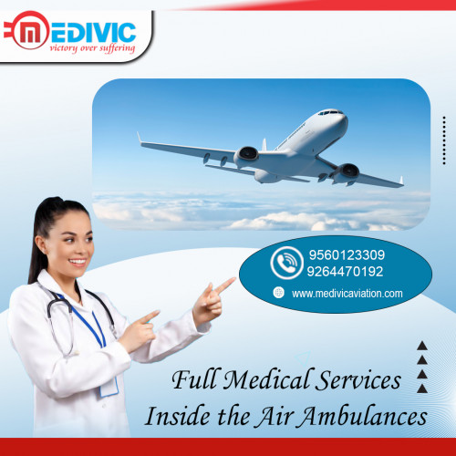Medivic Aviation Air Ambulance Service in Jamshedpur facilitates pre-medical transfer with all necessary medical equipment. So if you want to get the best medical transport service then contact us now.  
More@ https://bit.ly/2A1hqF9