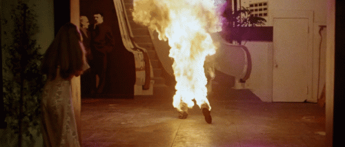 Messiah of Evil 1973 GIF 01 17 11 man on fire