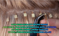 Mooi Hair Extension Supplies are high quality micro rings are ideal for hair extension applications as the silicone lining shields the wearers hair from any grating between the ring and normal hair. The silicone is ‘hostile to slip’, which means the micro ring will stay solidly set up and won’t slide down the hair. https://mooihairextensions.co.uk/product-category/micro-rings/