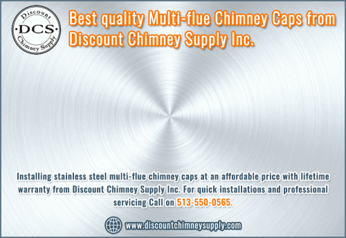 Now available best quality different sizes and shapes of stainless steel and galvanize multi-flue chimney caps at a reasonable price from Discount Chimney Supply Inc. in the USA. To browse & shop these items, visit our website, http://www.discountchimneysupply.com/multi_flue_chimney_caps.html 
For all inquiries, make a call on 513-550-0565.