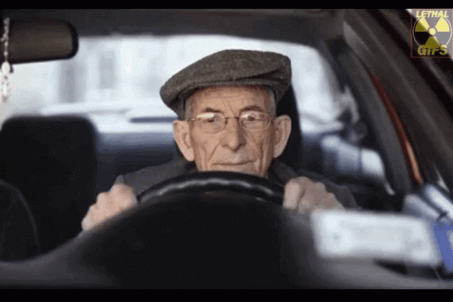 OLD MAN IN A HAT GIF
