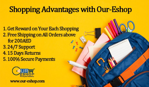 Writing an instrument is the most essential need since everyone from a child to an adult there is a need to buy a writing instrument which helps in the writing. The E-shop offers the online customer the web's primer destination for books, eBooks, magazines, toys & games music and DVD. Each of our pens is timelessly elegant and offers outstanding and writing comfort with precious material and splendid designs.

Contact us: info@our-eshop.com

Website-https://www.our-eshop.com/shop/